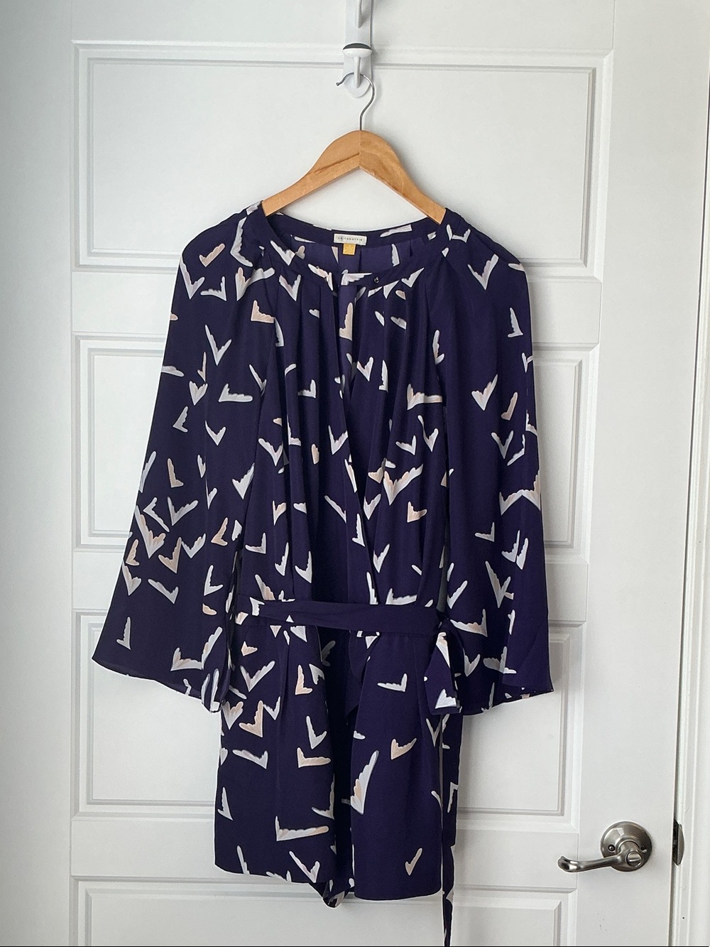 leifsdottir Purple Floral-Print Romper